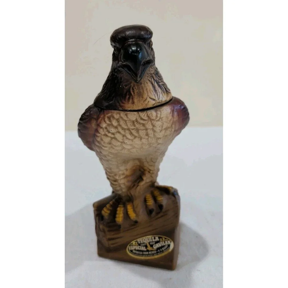 Vintage 1975 Especial Gavilan Hawk Tequila Decanter OMB Liquor Royal Haliburton